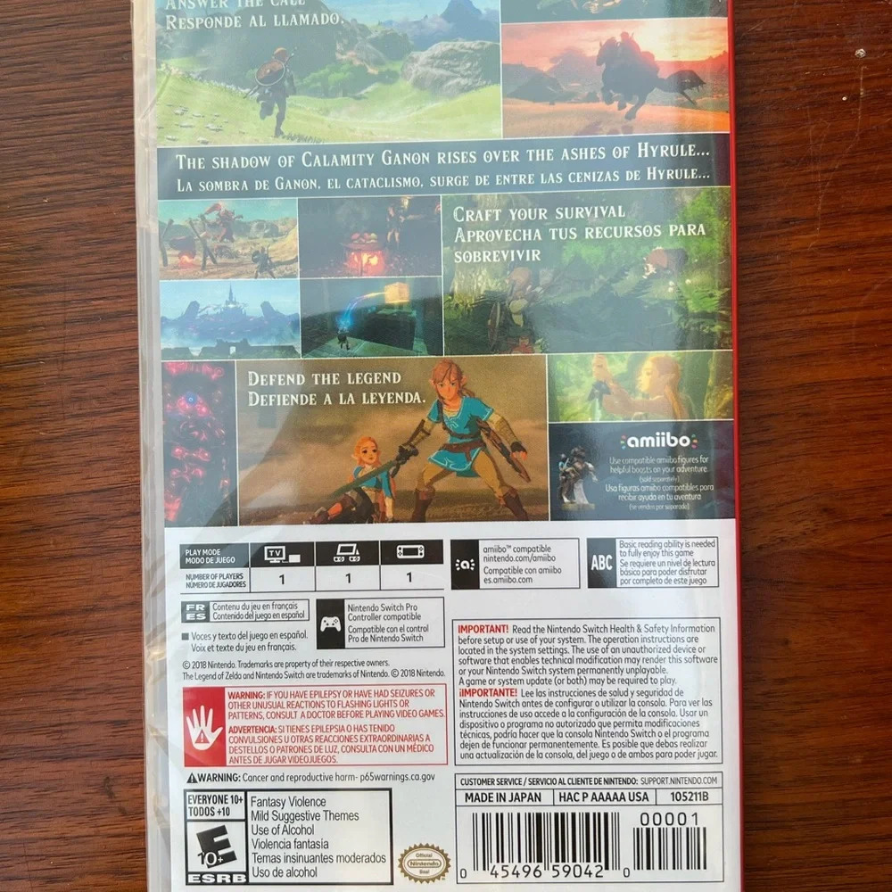 Nintendo
The Legend of Zelda: Breath of the Wild - Nintendo Switch - Picture 2 of 2